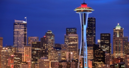 Downtown Skyline – Seattle, Washington Honeymoon