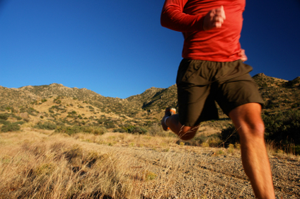 Groom doing a health jog.