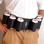 Belt that holds 6 beer cans.