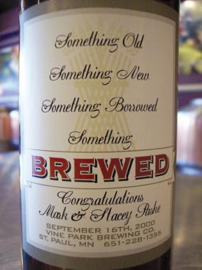 Wedding Beer Label