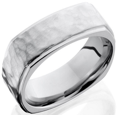 Unique men's wedding band.